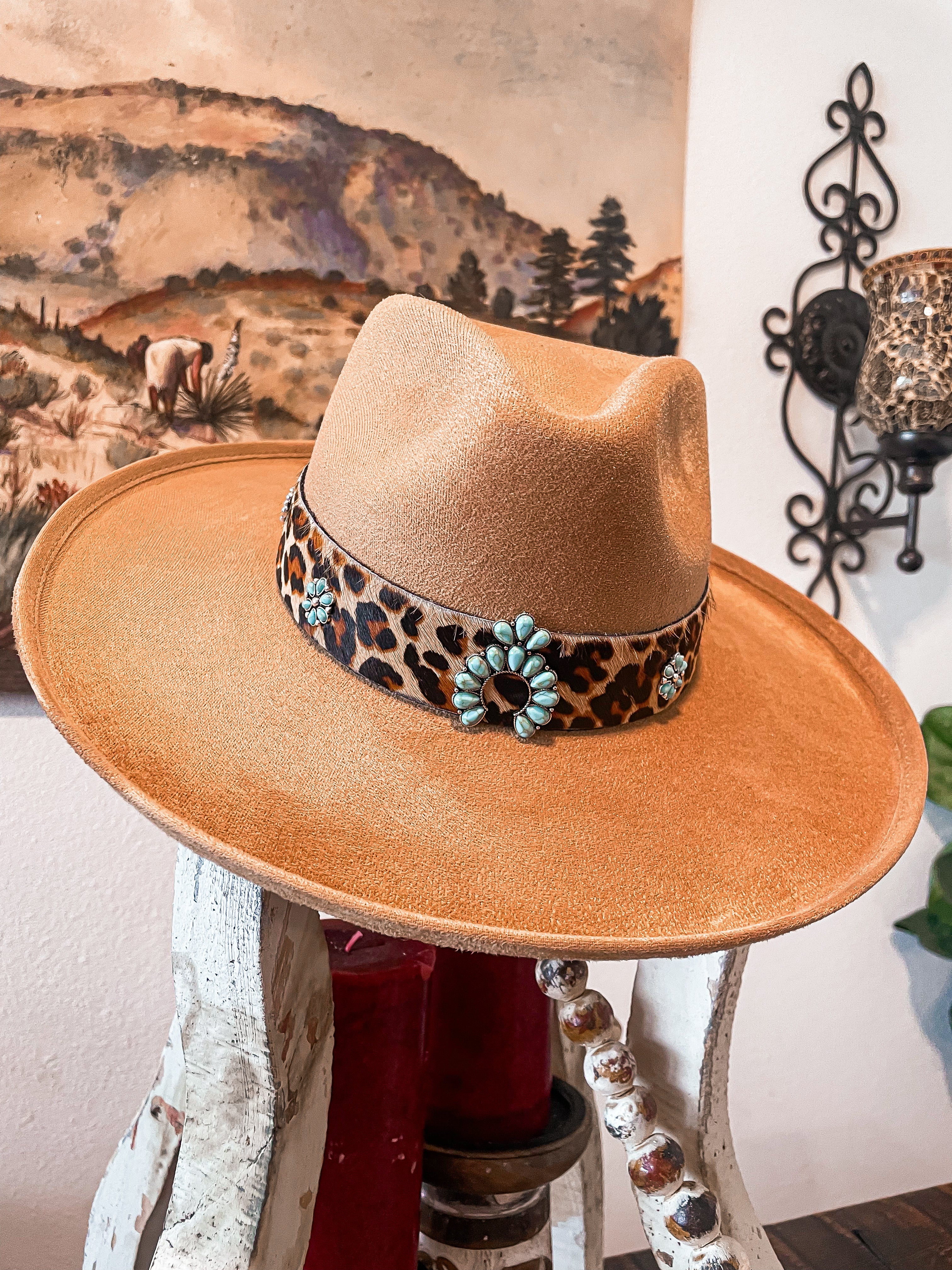 HAT BAND - TURQUOISE BLOSSOM