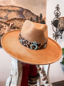 HAT BAND - TURQUOISE BLOSSOM