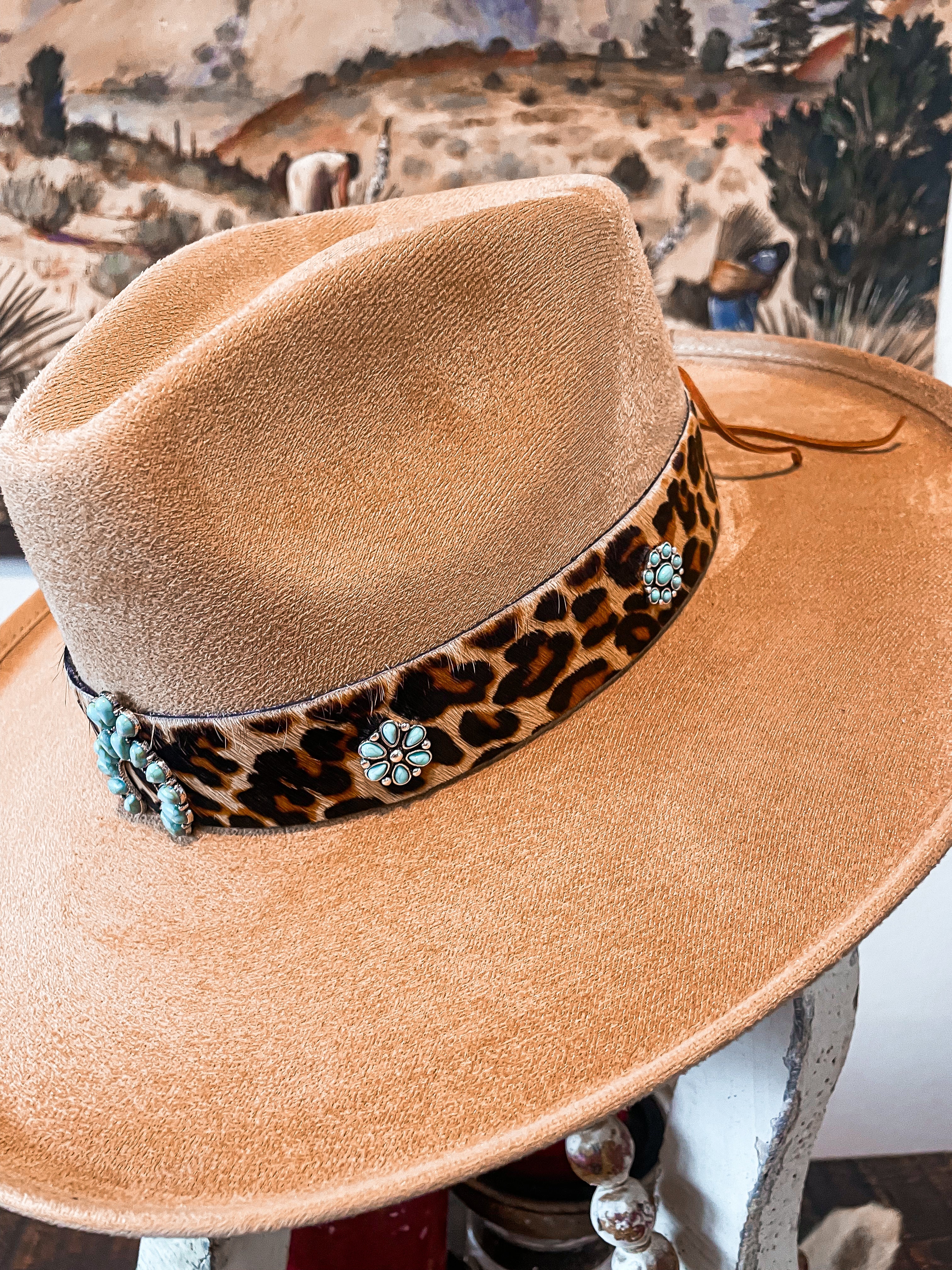 HAT BAND - TURQUOISE BLOSSOM