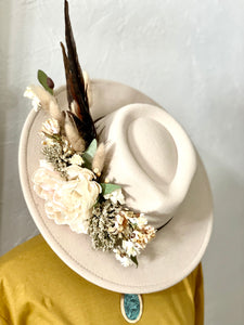 The Carrie - Floral Fedora SOLD